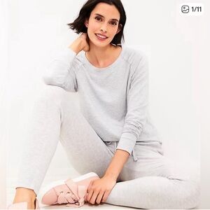 Lou & Grey Women's Light Gray Lounge Set